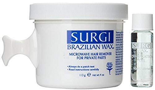 Surgi-wax Brazilian Waxing Kit For Private Parts, 4-Ounce Boxes (Pack of 6)