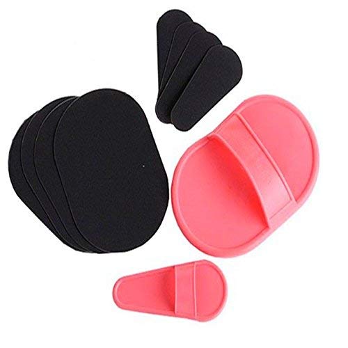 ThinkMax 10Pcs/ Set Natural Face Body Hair Removal Tools Smooth Legs Skin Exfoliator Pad Mini Hair Remover