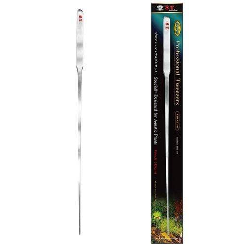 S.T. International Stainless Steel Straight Aquatic Plant Tweezers, 19-Inch