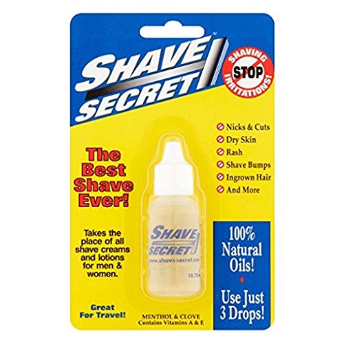 SHAVE SECRET SHAVING OIL- THE BEST SHAVE EVER! 18.75ML - 4 PACK VALUE!!