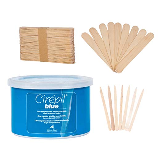 Cirepil Blue Tin Kit (14 oz), includes 100 X-Small and 60 Large Applicator Sticks