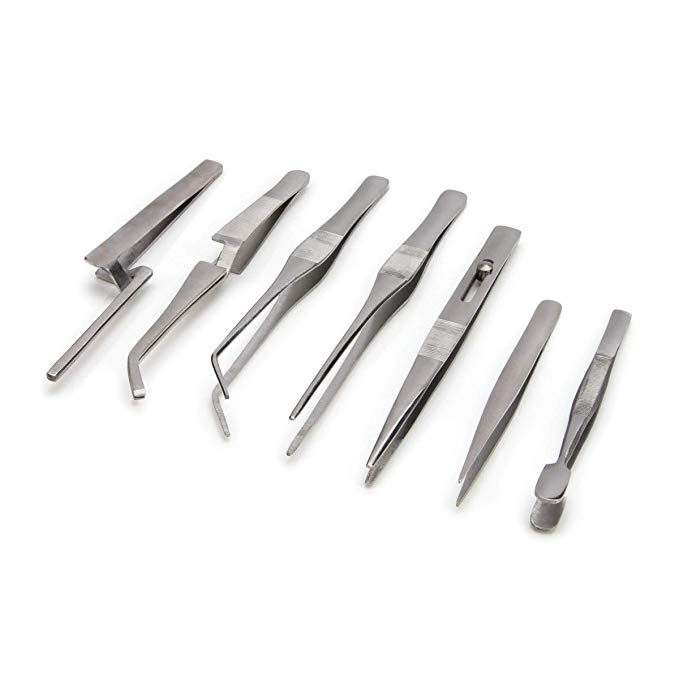 STEELMAN 05600 7-Piece Tweezer Set