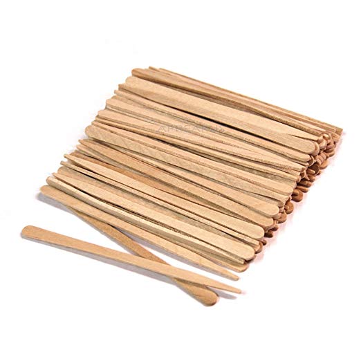 2500 Ct. Small Wooden Waxing Applicator Sticks for Eyebrow & Face