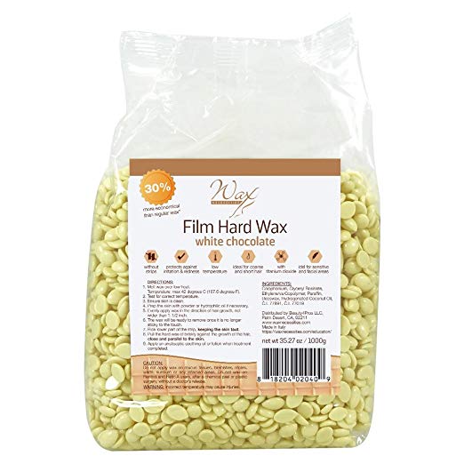 Wax Necessities Film Hard Wax White Chocolate Scented 35.27oz (1000g)