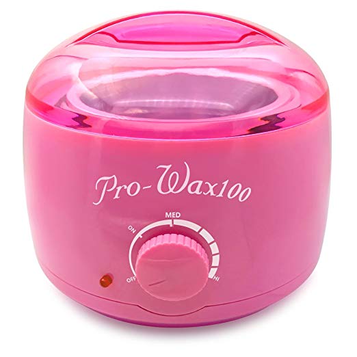 Electric Wax Warmer, Betterhill Wax Heater Hair Removal Facial Body Salon Spa Wax for Professional and Personal Use(Pink)